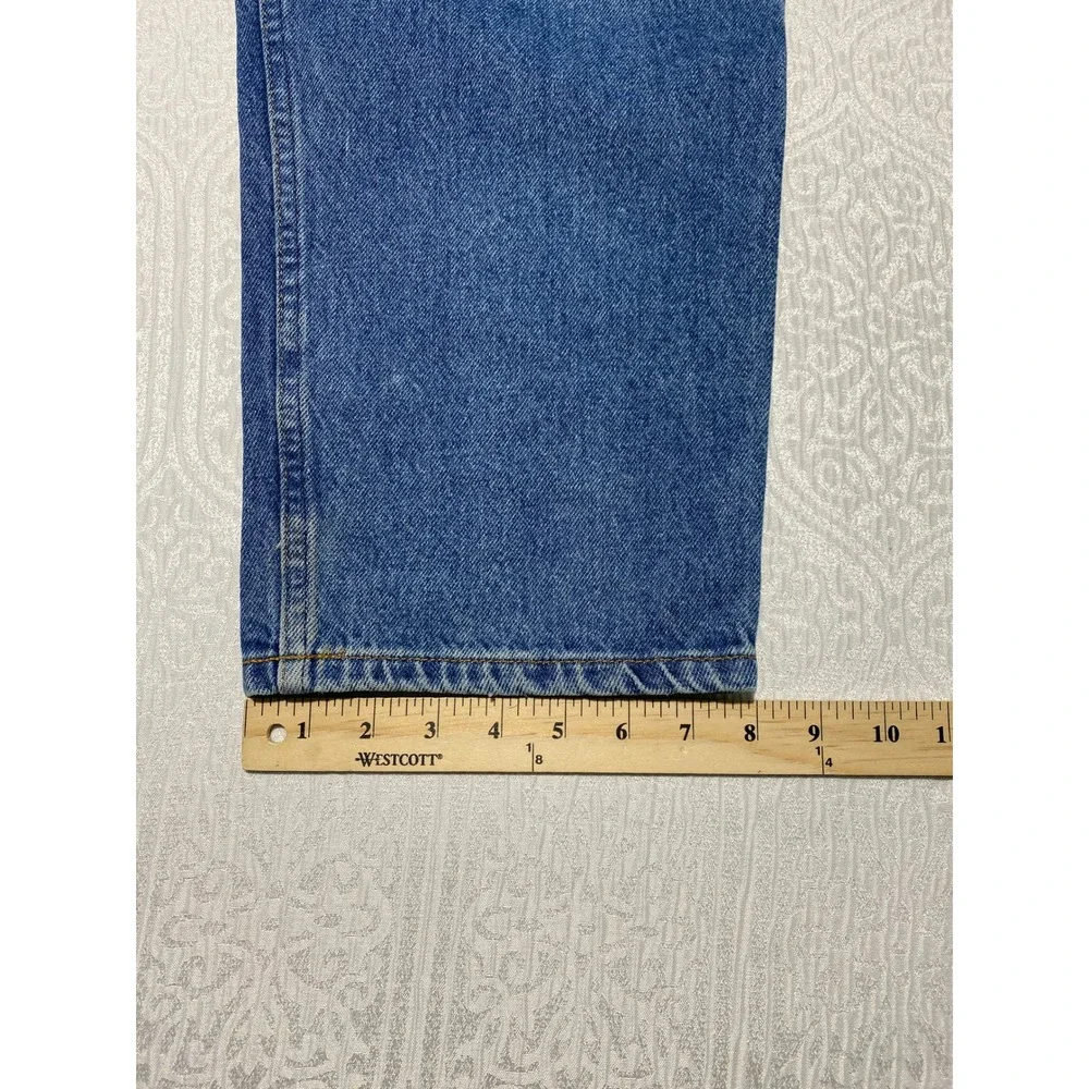 Vintage OLD NAVY Baggy Jeans Blue‎ Denim Mens 32×28 Cotton Made in Mexico - Picture 8 of 8